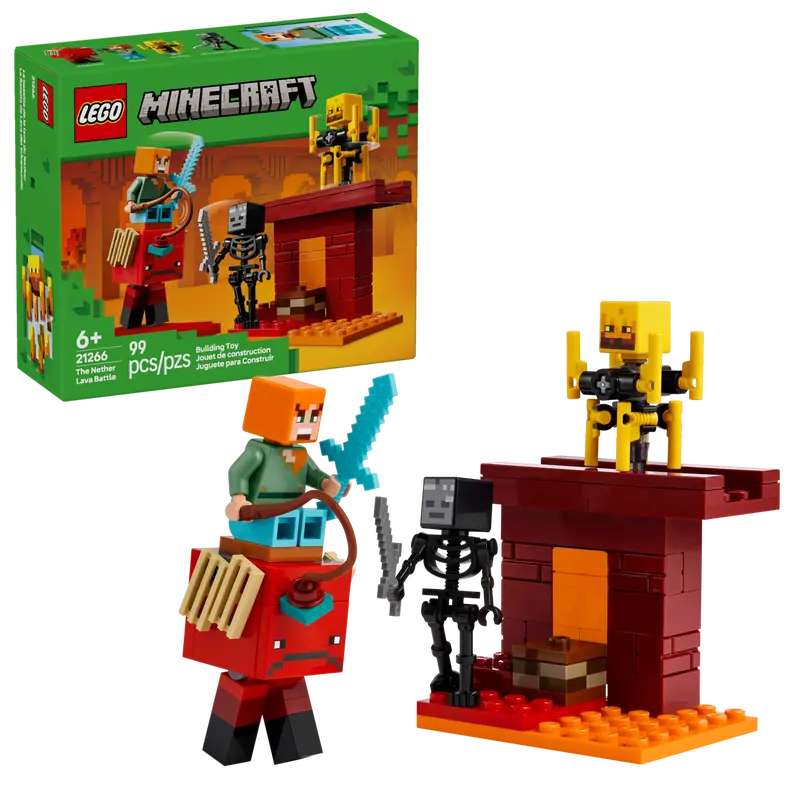Lego Minecraft 21266 La bataille de la lave du Nether