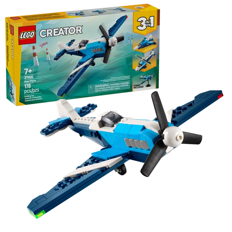 Lego Creator 31160 Les aéronefs: l’avion de course