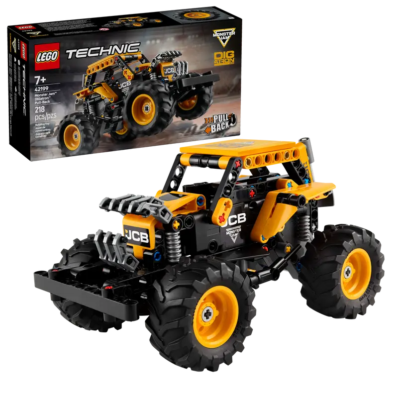 Lego Technic 42199 Monster Jam DIGatron à retrofriction