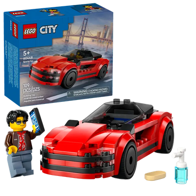 Lego City 60448 La voiture sport rouge