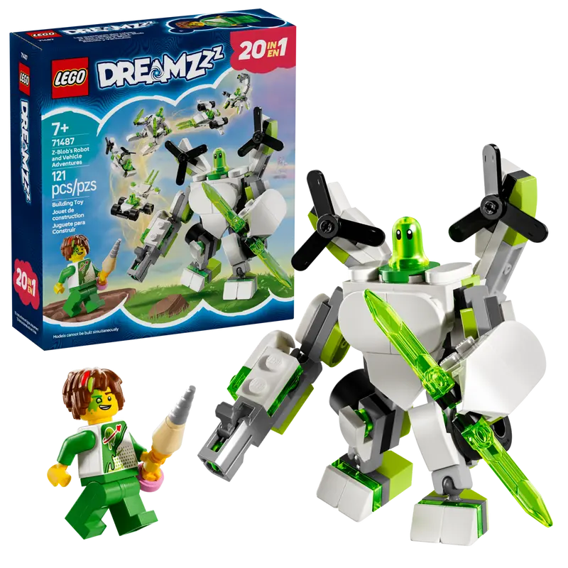 Lego Dreamz 71487 Les aventures des robots et des véhicules de Z-Blob
