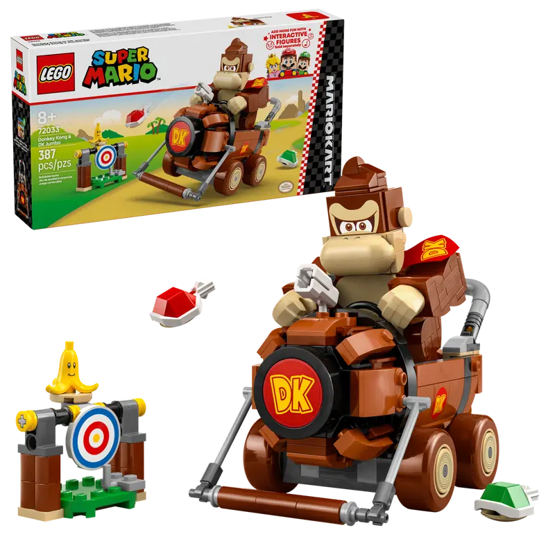 Lego Super Mario 72033 Mario Kart – Donkey Kong et DK Jumbo
