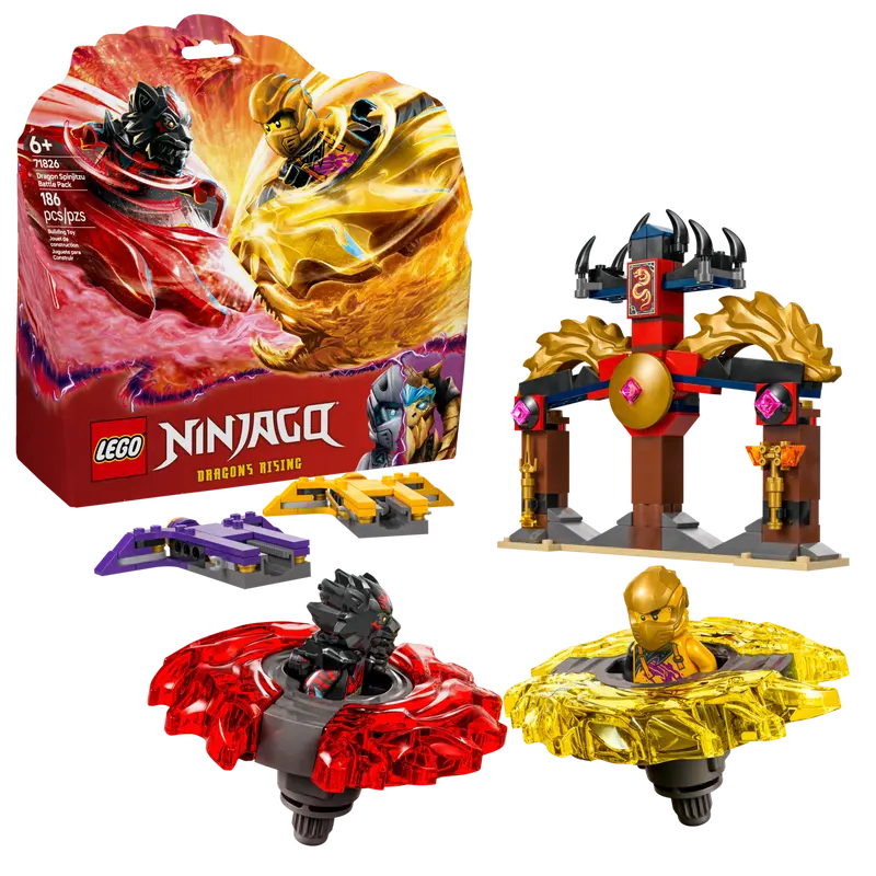 Lego Ninjago 71826 Ensemble de combat de Spinjitzu du dragon