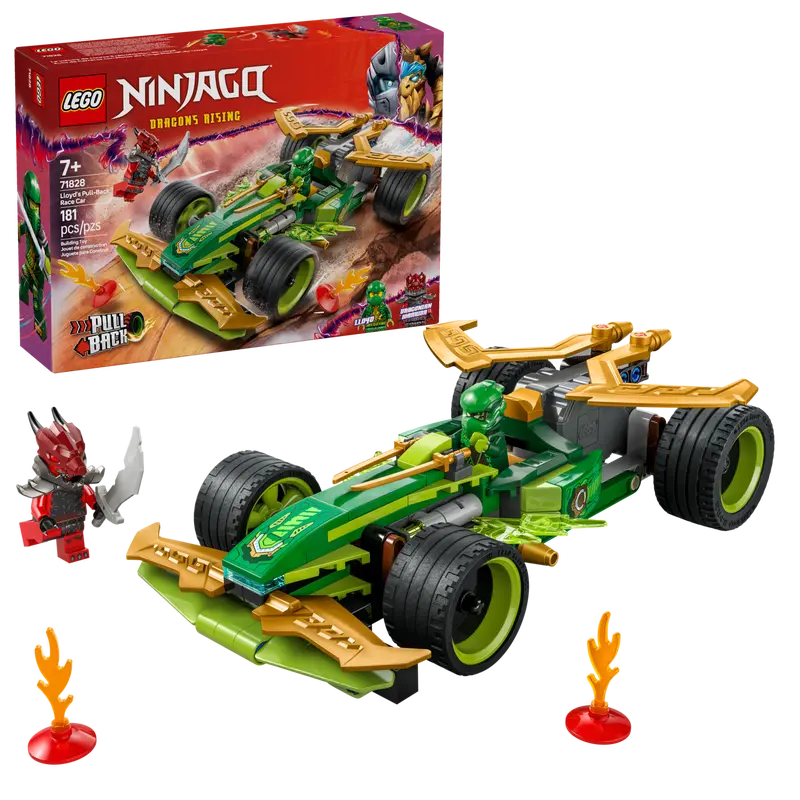 Lego Ninjago 71828 La voiture de course à rétrofriction de Lloyd