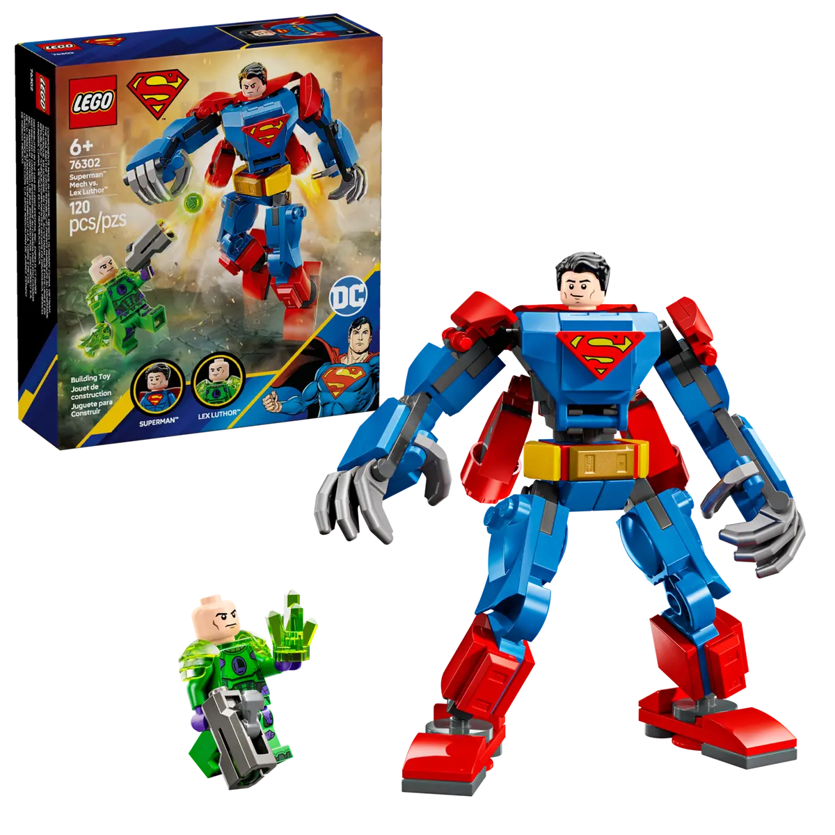 Lego DC 76302 Le robot de Superman contre Lex Luthor