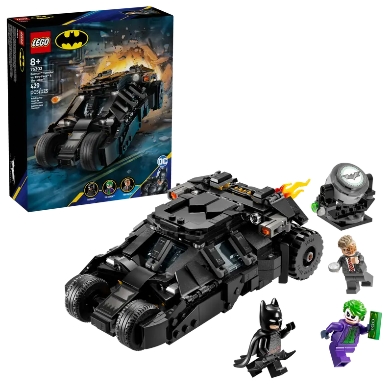 Lego Batman 76303 La Tumbler de Batman contre Double-Face et le Joker