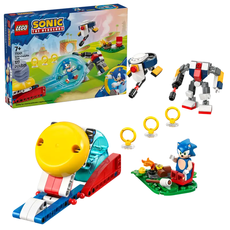 Lego Sonic 77001 La bataille près du feu de camp de Sonic
