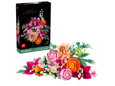 Lego Botanical 10342 Le joli bouquet de fleurs roses