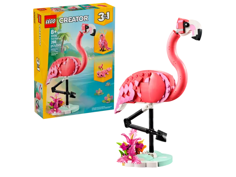 Lego Creator 31170 Wild Animals: Pink Flamingo