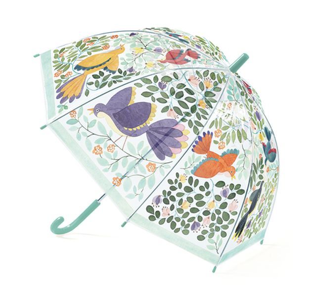 Parapluie - Fleurs et oiseaux