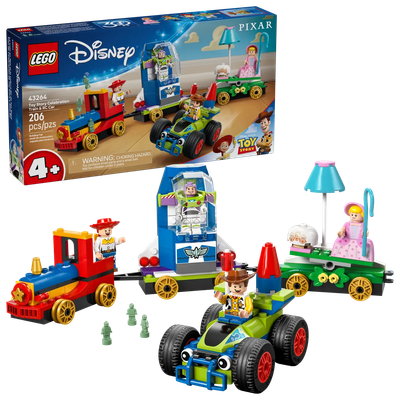Lego Disney 43264 Le train en fête et la voiture RC de Toy Story
