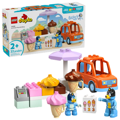 Lego Duplo 10458 La visite au comptoir de crème glacée avec Bluey