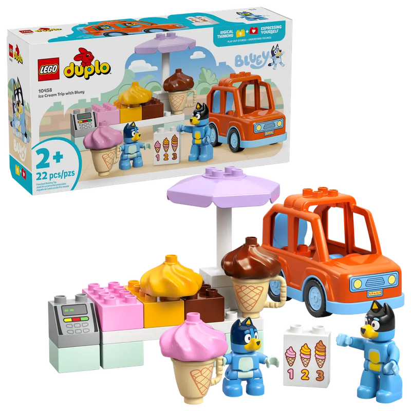 Lego Duplo 10458 La visite au comptoir de crème glacée avec Bluey