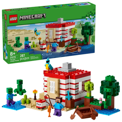 Lego Minecraft 21275 La maison de la jungle TNT