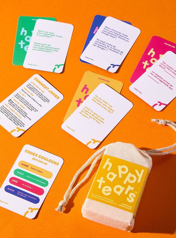Happy Tears: Volume One - Bilingual Conversation Cards