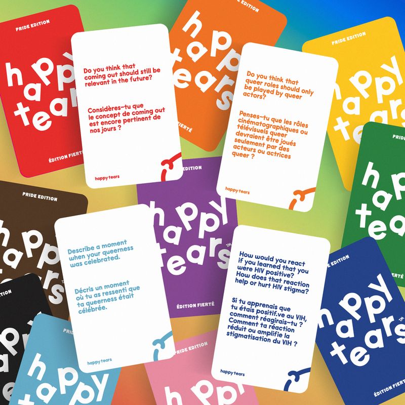 Happy Tears: Pride Edition - Bilingual Conversation Cards