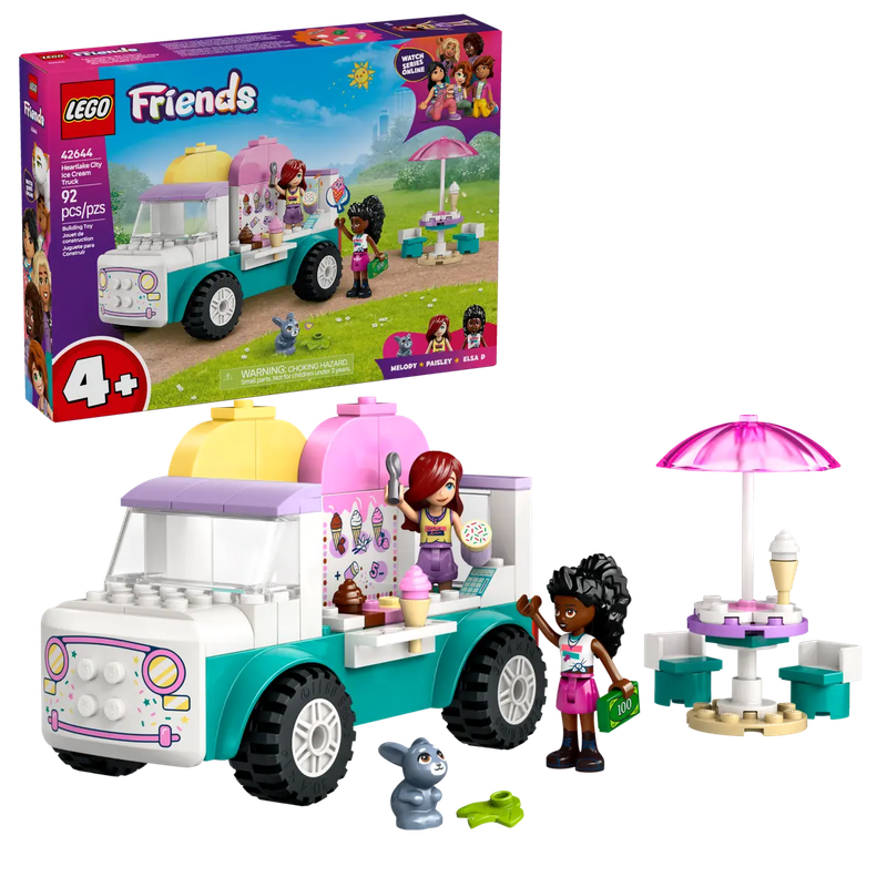 Lego Friends 42644 Le camion de crème glacée de Heartlake City