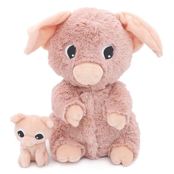 Barbekiou le cochon Maman et Bébé