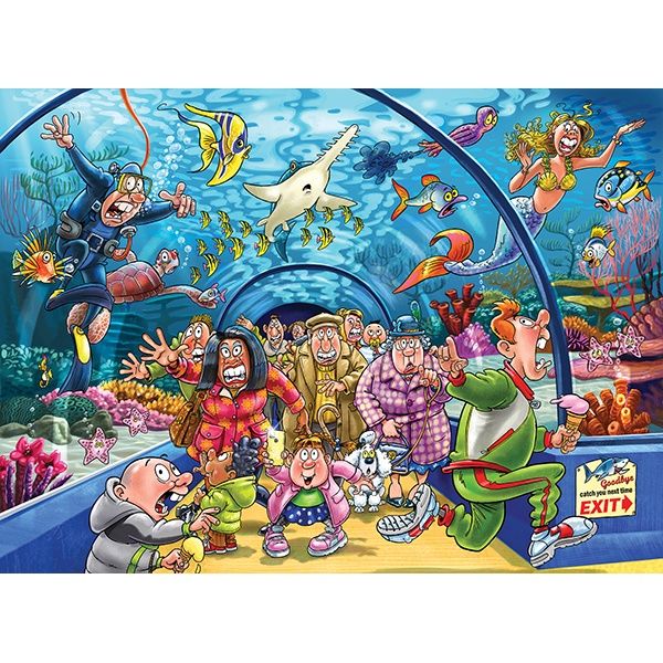 PZ1000 Wasgij Original 43 Ça sent le poisson!