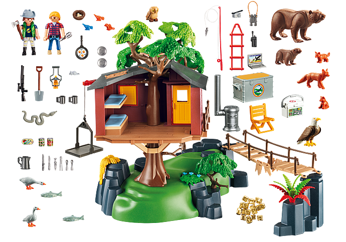 Cabane des aventuriers dans les arbres 5557