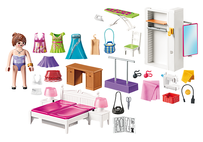 Chambre avec espace couture 70208