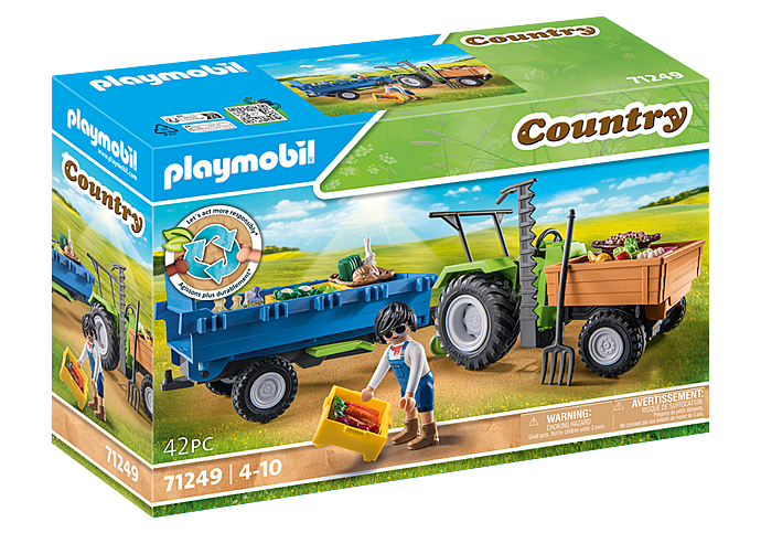 Tracteur avec remorque 71249