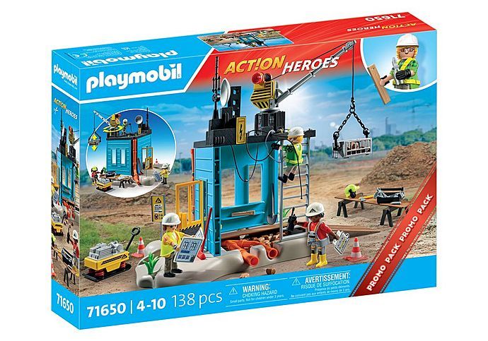 Ouvriers et chantier 71650