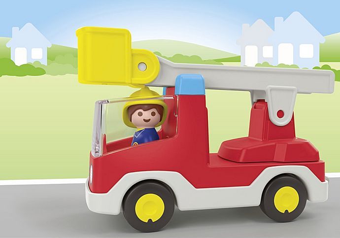 Junior : Camion de pompier avec échelle pivotante 71683