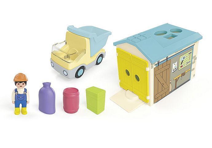 Junior : Ouvrier avec camion et garage 71686