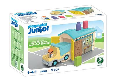 Junior : Ouvrier avec camion et garage 71686