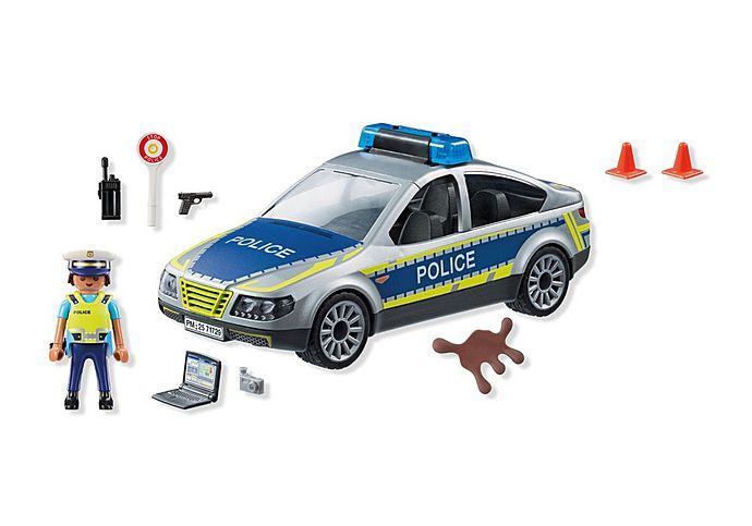 Voiture de police avec sirène et gyrophare 71729
