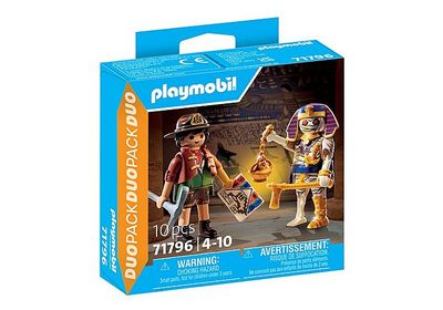 Duo : Chasseur de trésors, momie et accessoires 71796