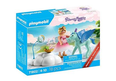Princesse et poulain ailé, nuage et accessoires 71802