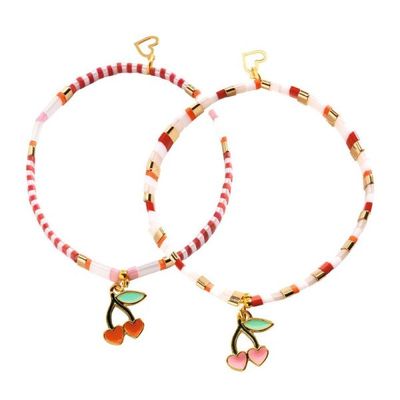 You &amp; Me - Bracelets Tila et cerises