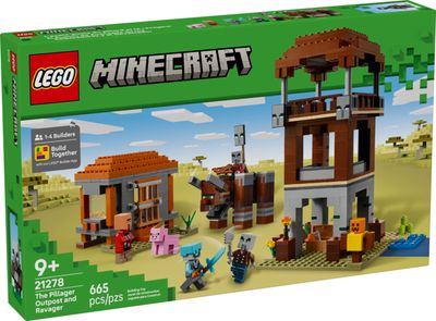 Lego Minecraft 21278 L’avant-poste du pillard et le ravageur