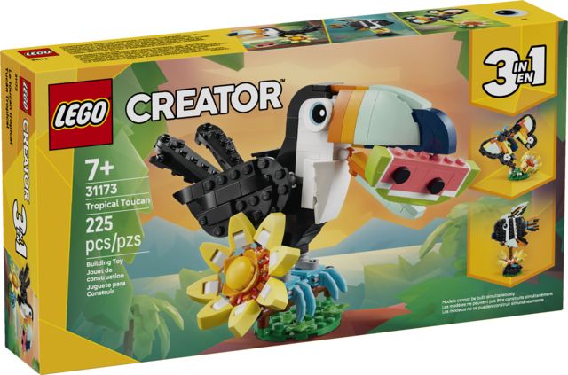 Lego Creator 31173 Les animaux sauvages : le toucan tropical