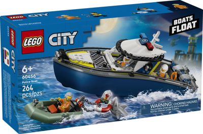 Lego City 60456 La poursuite en bateau de police