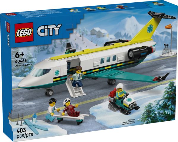 Lego City 60465 L’avion-ambulance d’urgence