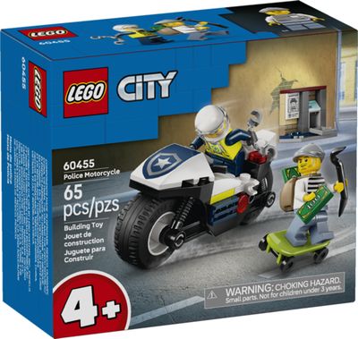 Lego City 60455 La poursuite en moto de police