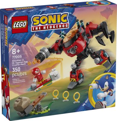 Lego Sonic 77005 Knuckles contre le robot Egg Crusher du Dr. Eggman