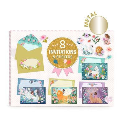 8 Invitations - Créatures Merveilleuses