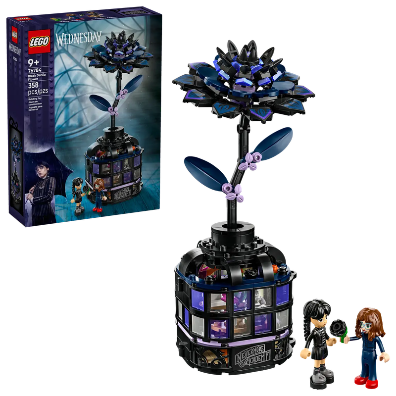 Lego Wednesday 76784 Le dahlia noir