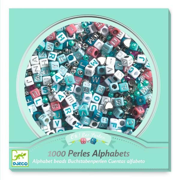 1000 Perles Alphabets / Argent