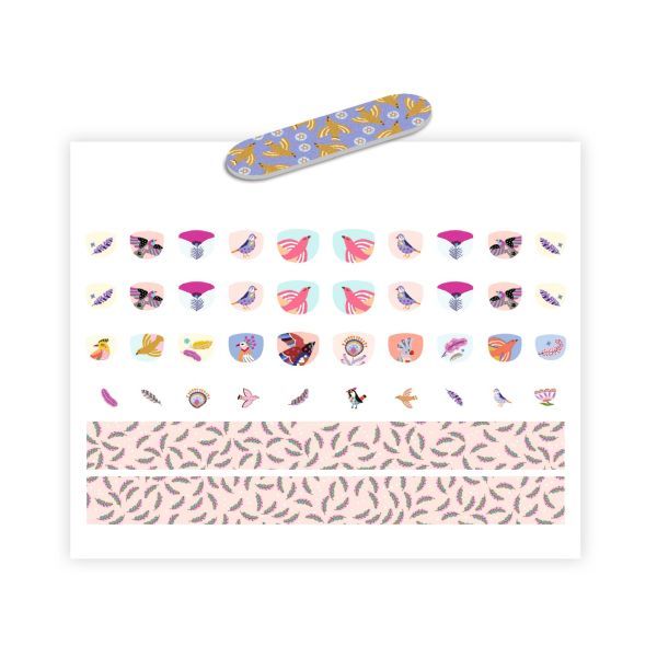 Collants a ongles -Plumes