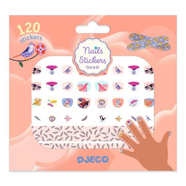 Collants a ongles -Plumes