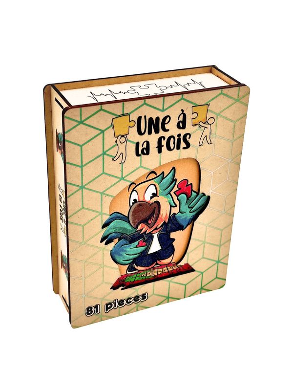 Pz81Bois Perse le perroquet