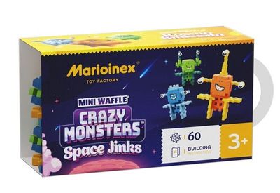 Mini Waffle - Monstres Fous : Folies Spatiales 60 pcs