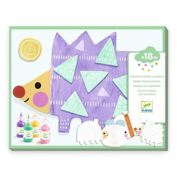 Peinture à doigts magique - Petites formes