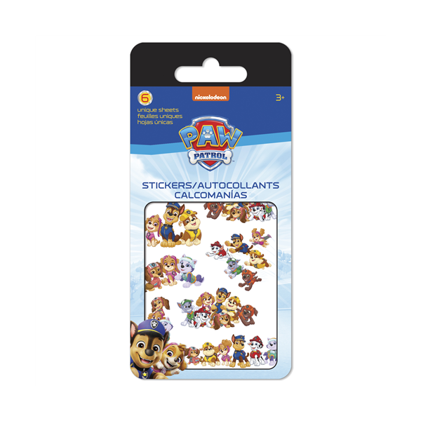 Paw'Patrol - Autocollants - 6feuilles