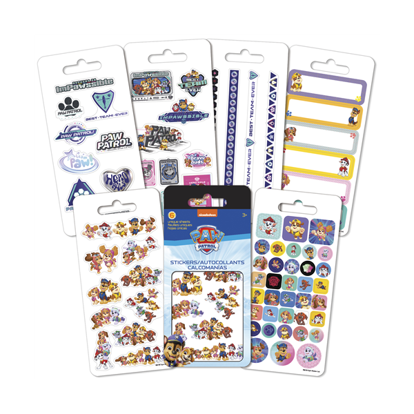 Paw'Patrol - Autocollants - 6feuilles